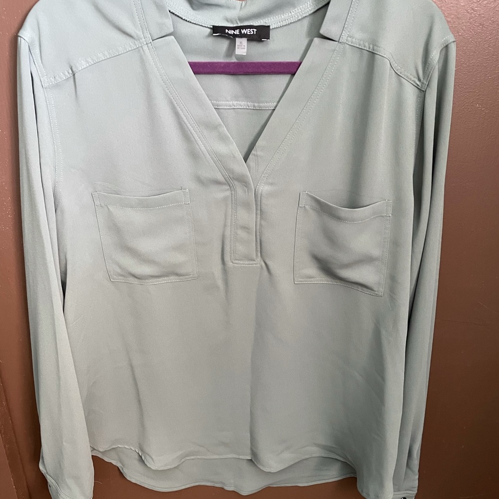Forest Green Blouse